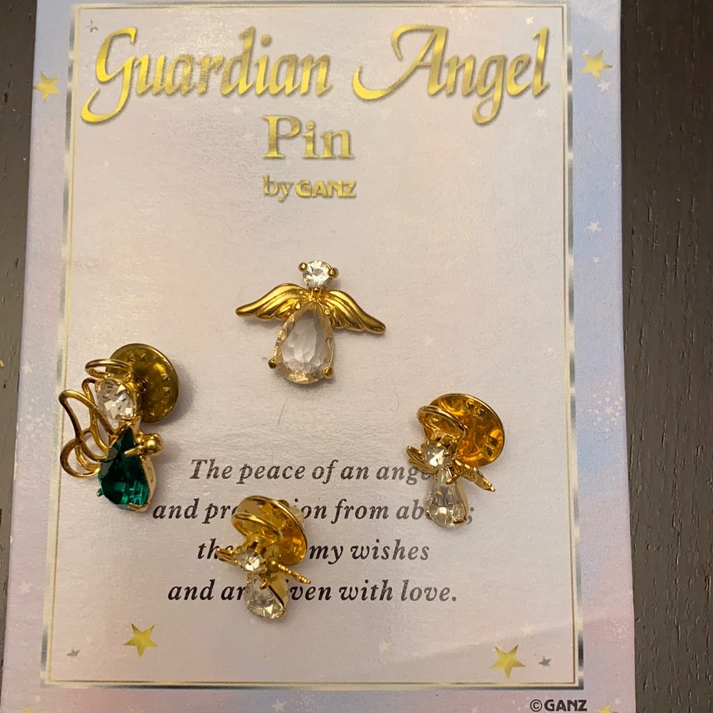 Bundle of 4 - Guardian Angel pins -